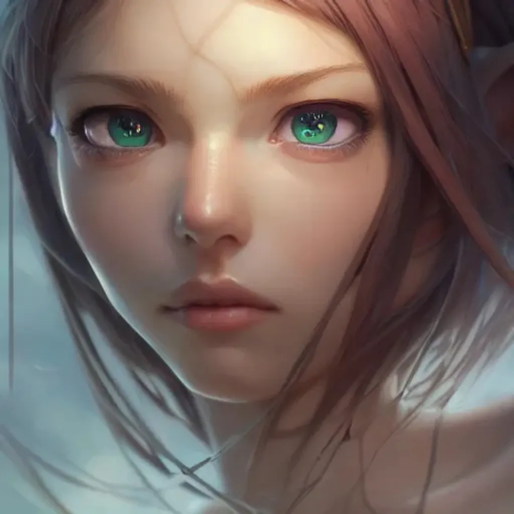 TiagoADM: detailed realistic anime artwork with white background