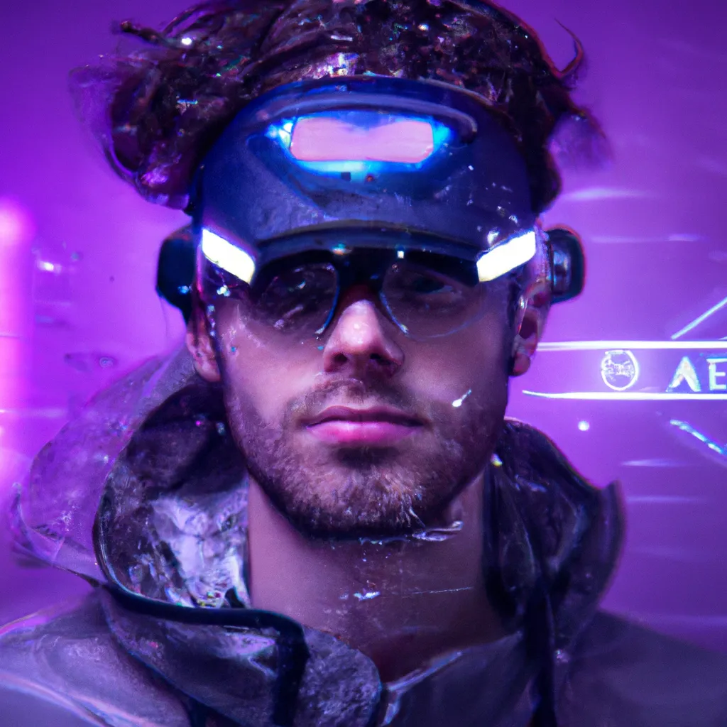 portrait of a young white male cyberpunk character w... OpenArt