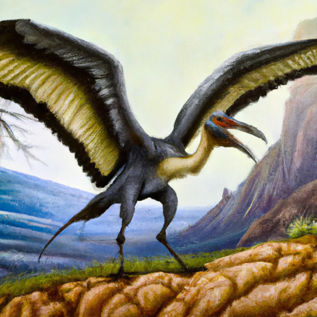 Prompt: The muscle structure of the giant Archaeopteryx Corvus cymera from pre-historic era, in its habitat. Full shot, speculative evolution. Highly realistic accurate anatomical illustration, transitional features with birds, amazing colors and patterns on its feathers, hyperrealistic gouache,