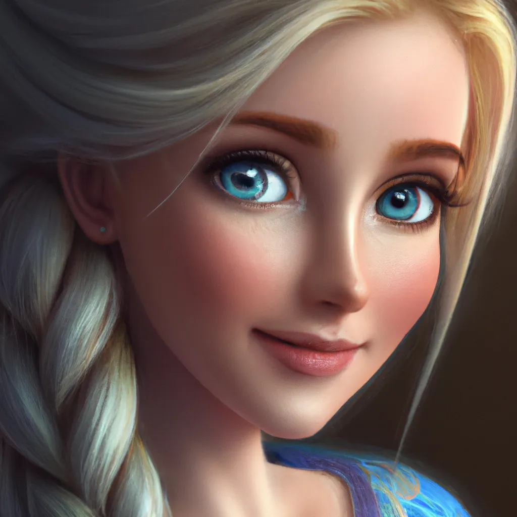 Prompt: Disney Pixar Elsa from frozen portrait, blonde hair, blue eyes, photorealistic, perfect composition, beautifully detailed intricate insanely detailed octane render trending on artstation, 8 k artistic photography, photorealistic concept art, soft natural volumetric cinematic perfect light, chiaroscuro, award - winning photograph, masterpiece, oil on canvas, raphael, caravaggio, greg rutkowski, beeple, beksinski, giger, moody lighting, 8 k resolution, octane render, trending on artstation, by h. r. giger and greg rutkowski, haze, ultra-detailed, film photography, light leaks, Larry Bud Melman, trending on artstation, sharp focus, studio photo, intricate details, highly detailed, by greg rutkowski, Nikon D3100 | ISO 450 | focal length 50 mm (Sigma 50mm f1.5) | aperture f/4 | exposure time 1/250 Sec (DRI)