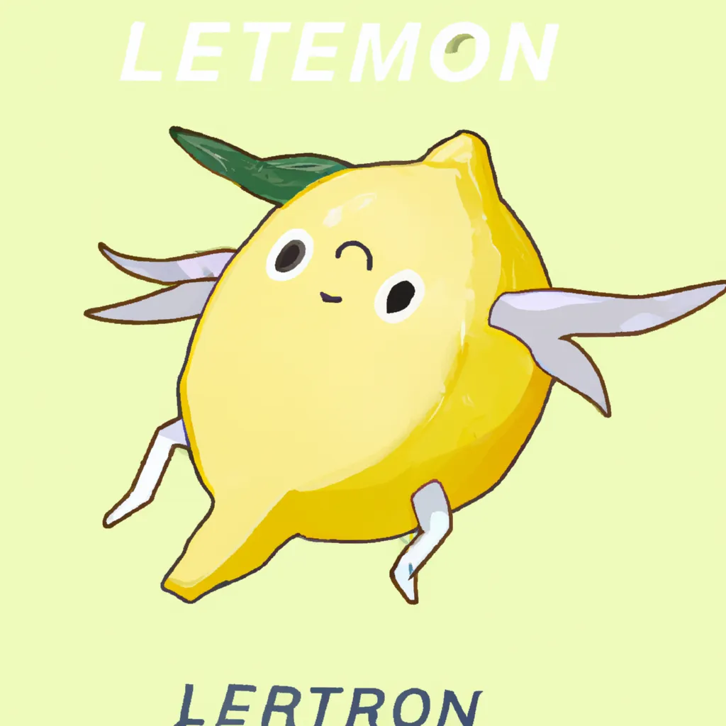 Prompt: a lemon pokemon character, rare pokemon evolved, legendary lemon pokemon, anime, cartoon, studio ghibli