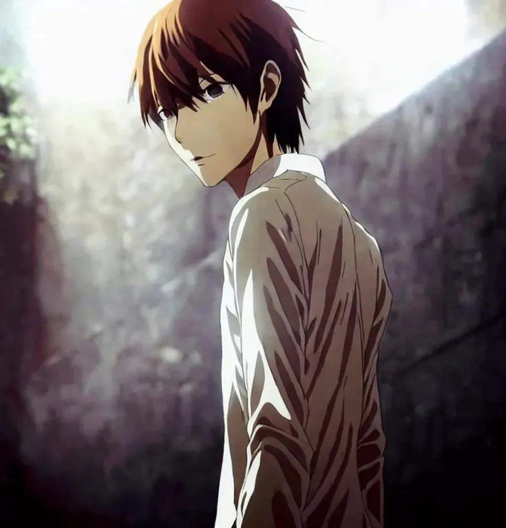 A photo of Light Yagami by Makoto Shinkai, highly de... OpenArt
