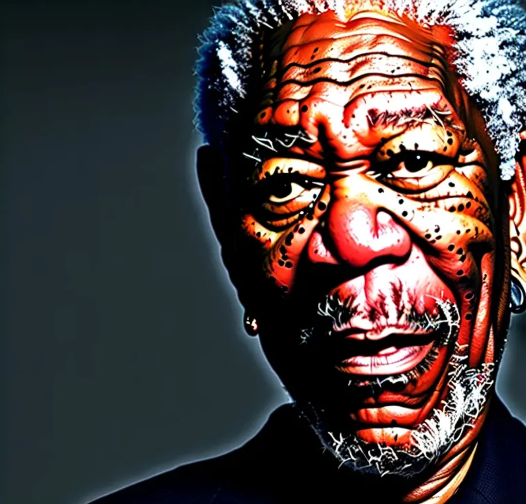 Prompt: Morgan Freeman, 4K, 8K, High Resolution