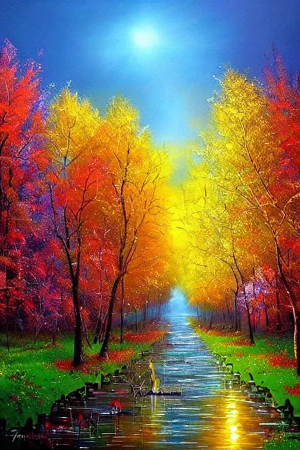 Prompt: painting by Igor Zenin!!, ( stylized ), ( ( abstract ) ) 