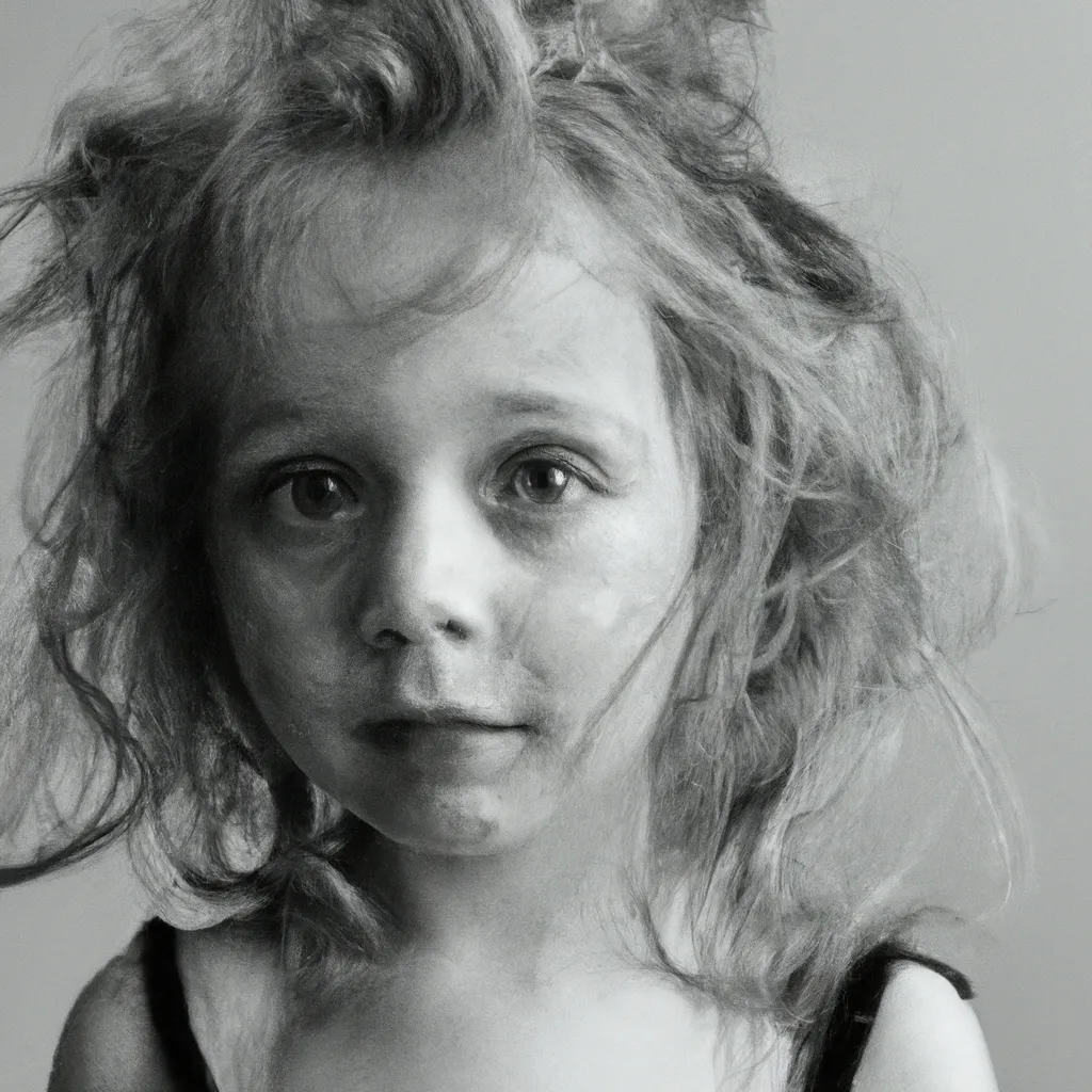 Prompt:  Girl With Messy Hair and Dirty Face, by Cindy Sherman 