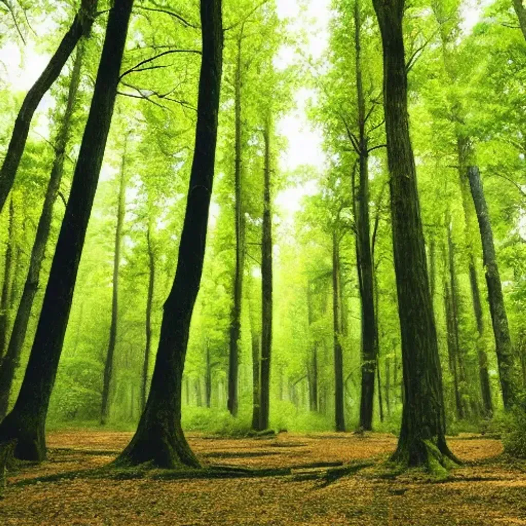 Prompt: picture of a forest