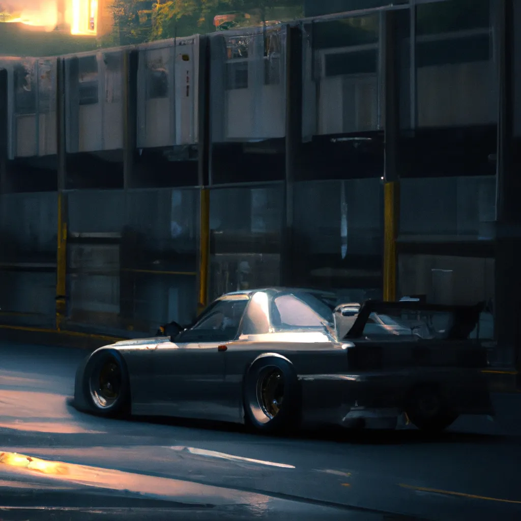 Prompt: modified RX7 in tokyo japan, 300mm ,cinematic, early in the morning
 