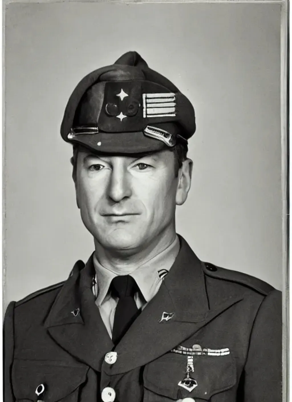 Photograph Of Bob Odenkirk As A Soldier In World War OpenArt