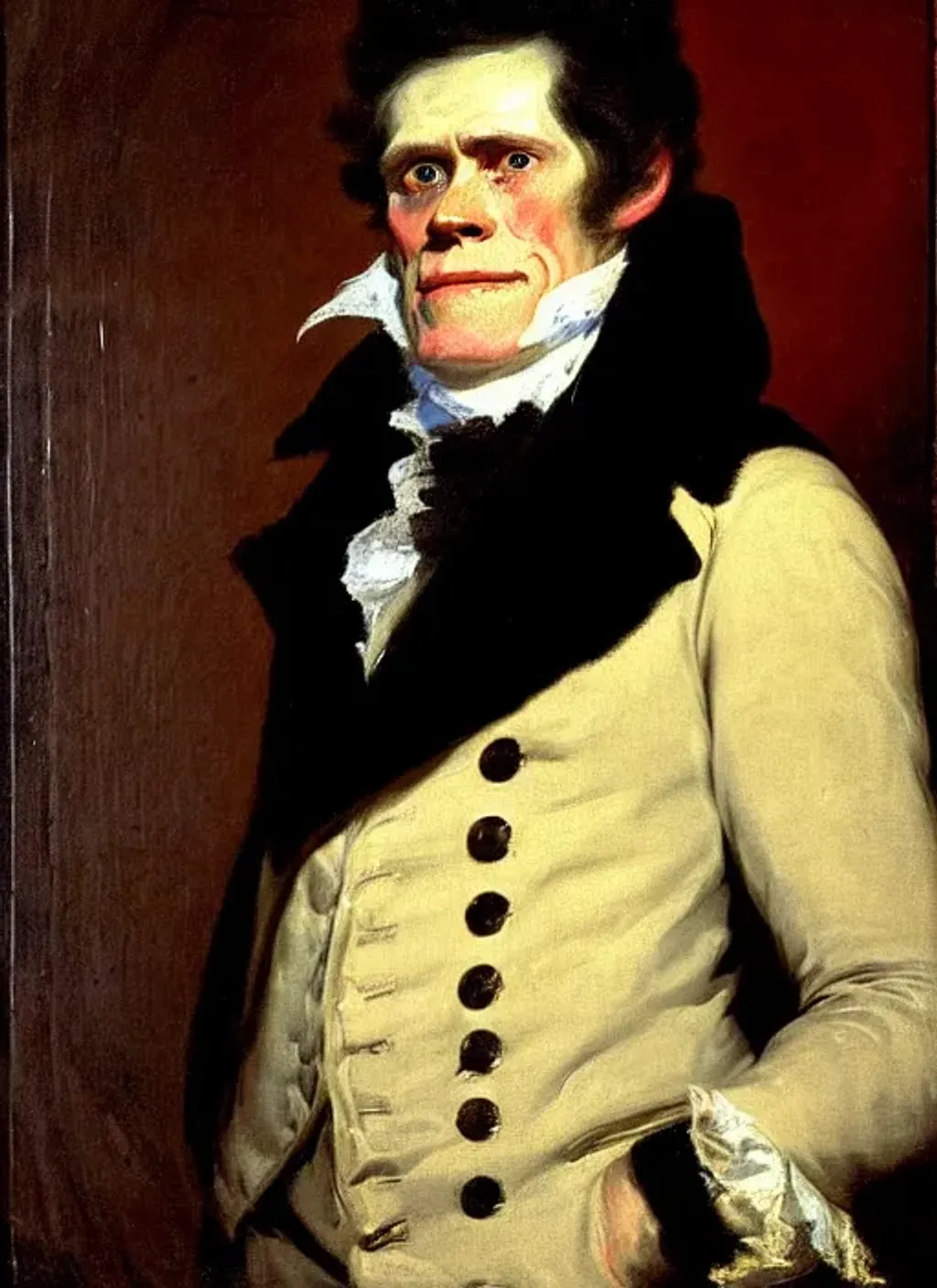 Portrait of Willem Dafoe by Gilbert Stuart