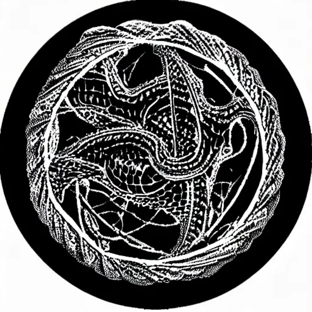 Prompt: melanthios, dark, logo