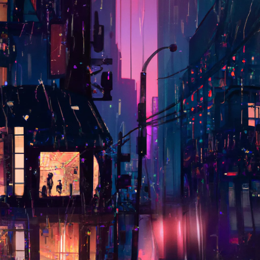A lively, dystopian, cyberpunk city with rain pourin... | OpenArt