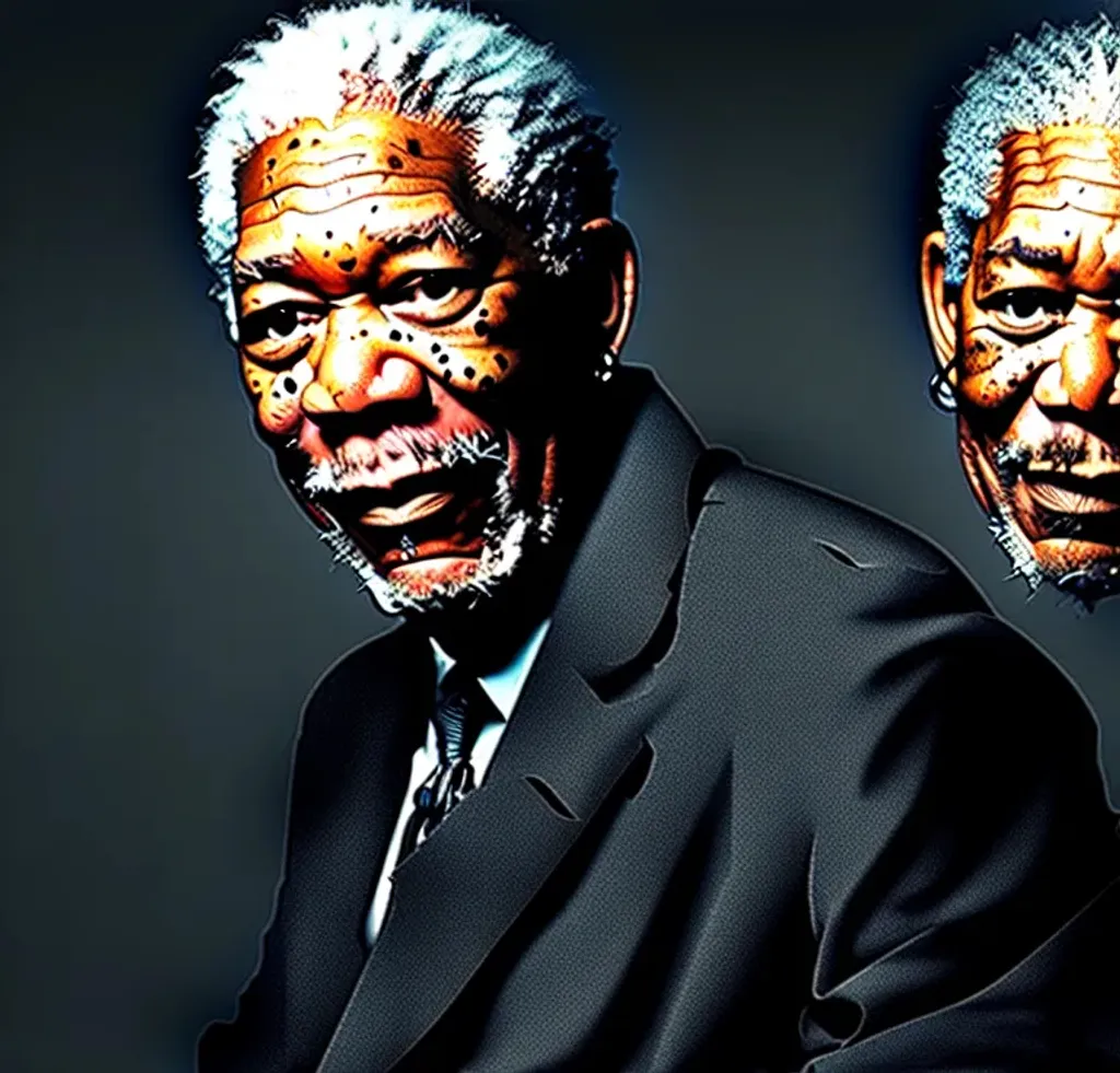 Prompt: Morgan Freeman, 4K, 8K, High Resolution