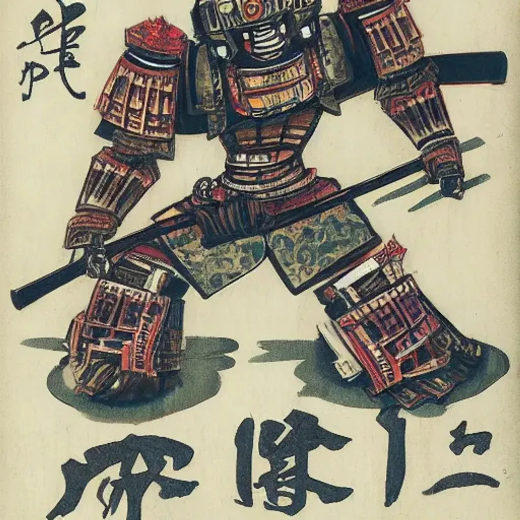 Prompt: Robot Samurai