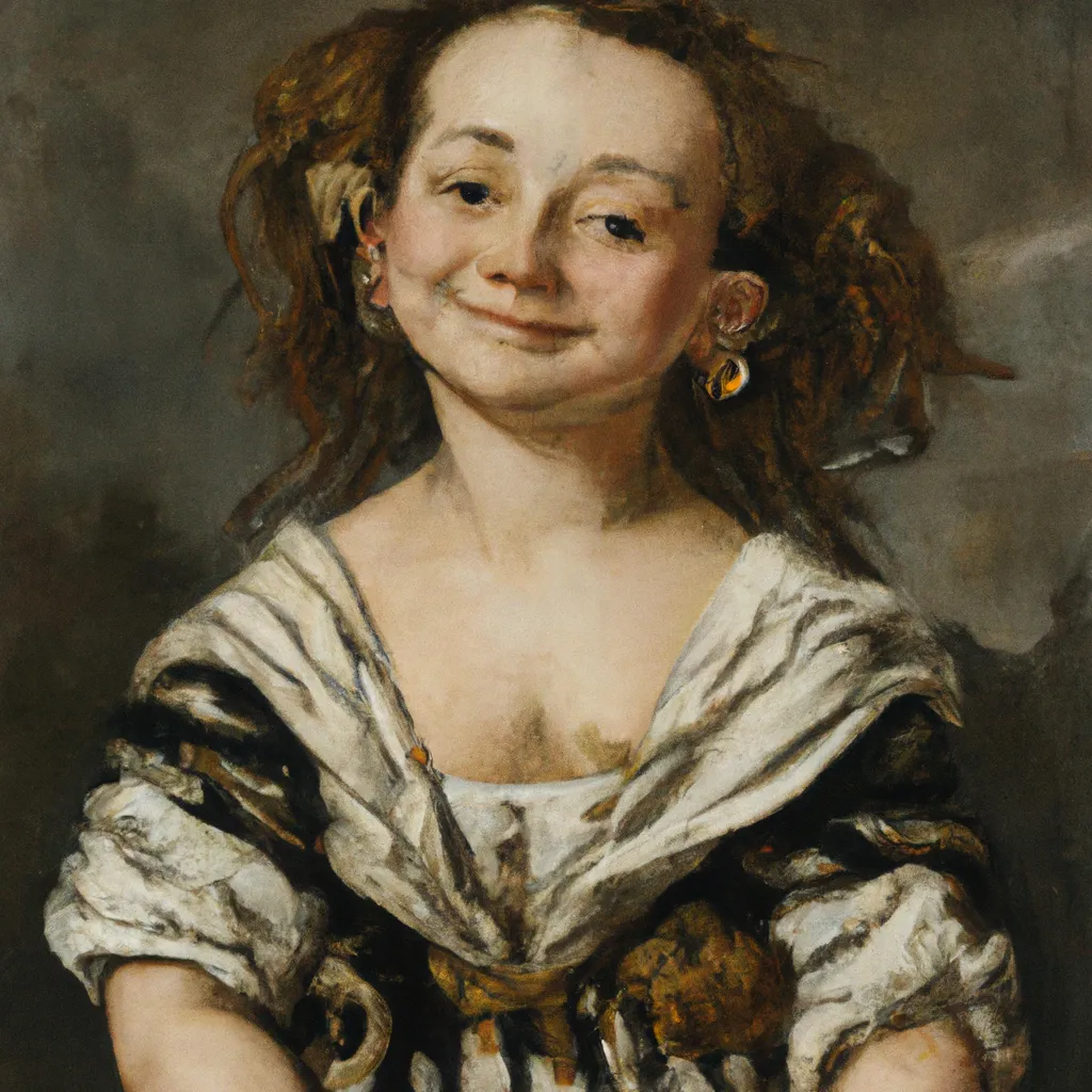 Prompt: Girl With Messy Hair, Berlin, 1620, by Jacob Jordaens