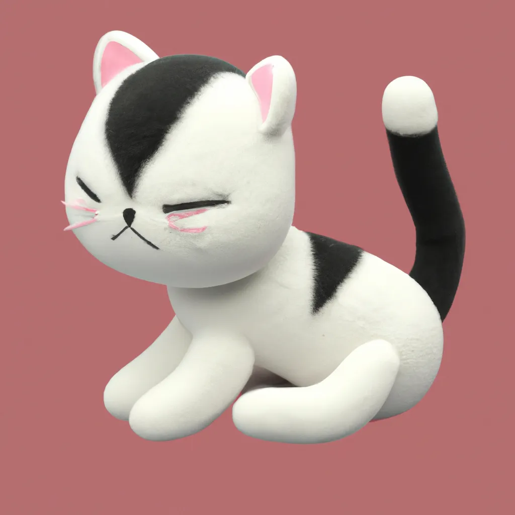 Prompt: 3D Render of Cat by sanrio