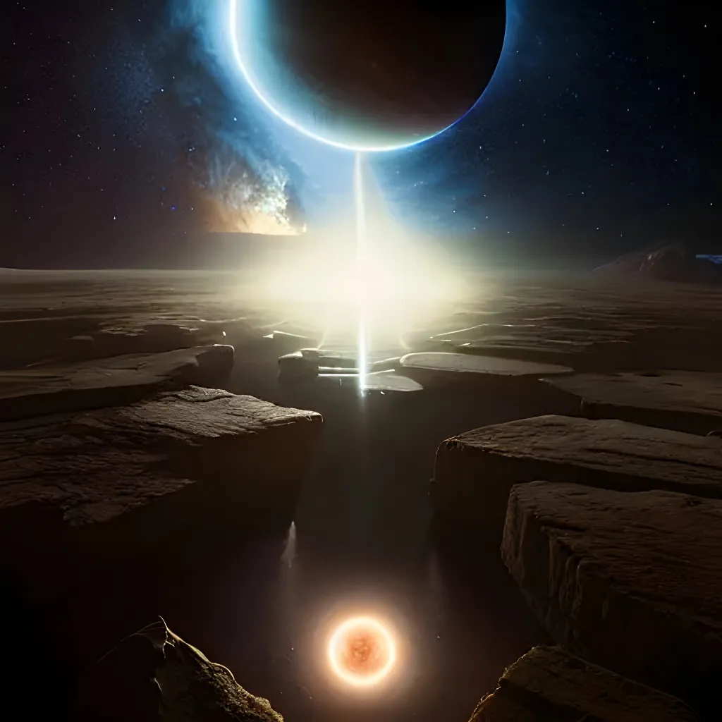 Prompt: Planetary Alignment 64k resolution ultrahd holographic astral cosmic digital painting by Michal Karcz and Grzegorz Rutkowski Epic cinematic brilliant stunning dramatic intricate atmospheric maximalist meticulously detailed digital painting  