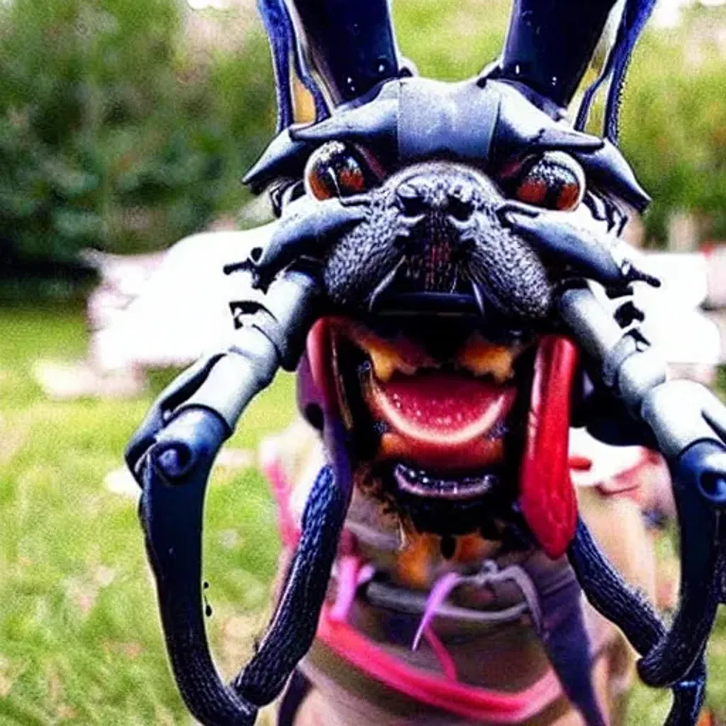 Prompt: spider dog
xenomorph