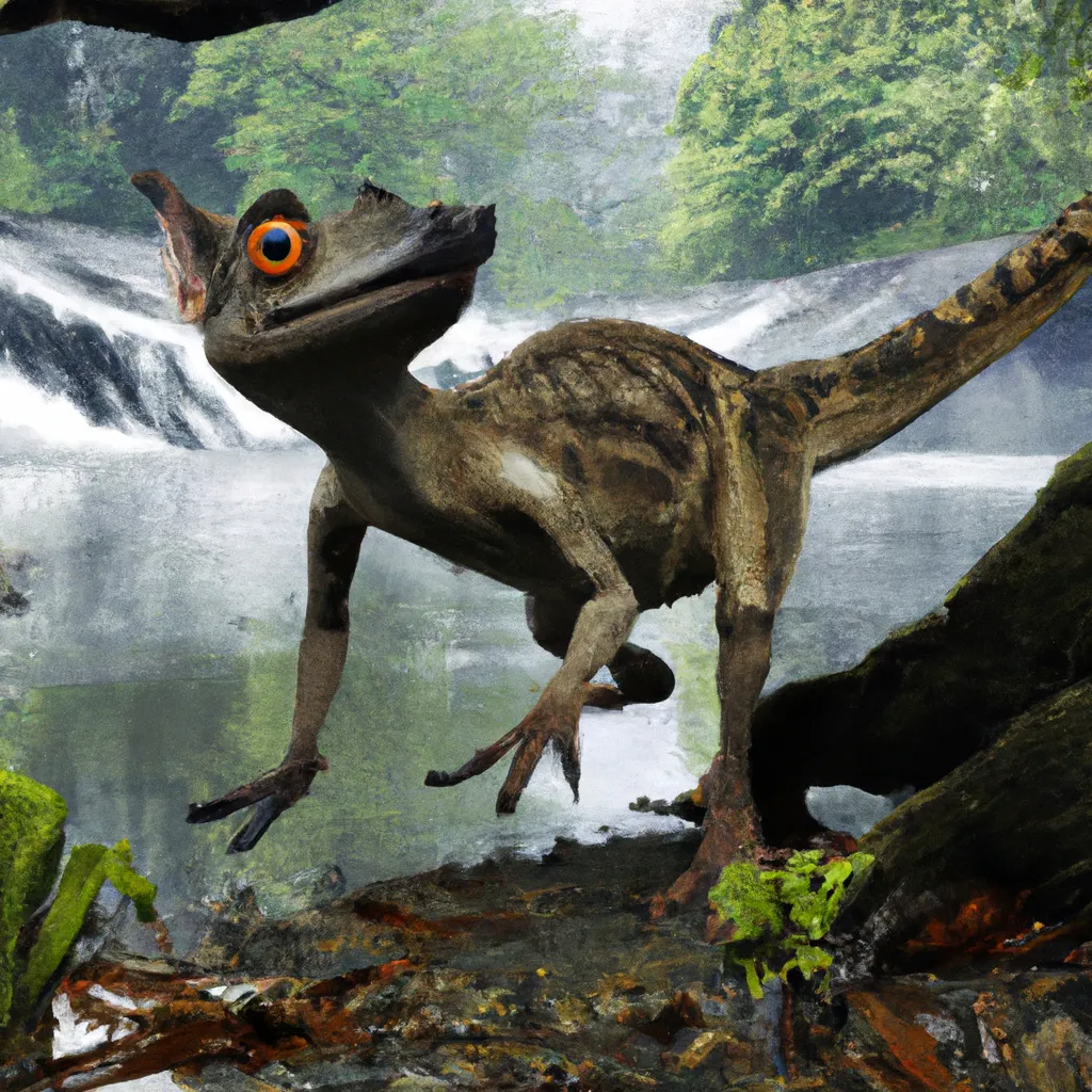 Prompt: ancient has dinosaur head chimera of Sunda Flying Lemur ,has macrauchenia's trunk, and similart to the duck-billed platypus , amazing, warning coloration on the skin, dinosaur .  pre-historic, Full shot, Long shot, speculative evolution. Highly realistic, accurate anatomically correct paleoart, ultra-realistic CGI representation,  hyperrealistic, award-winning wildlife photography,  4k, trending on artstation, staged photography , scientifically correct