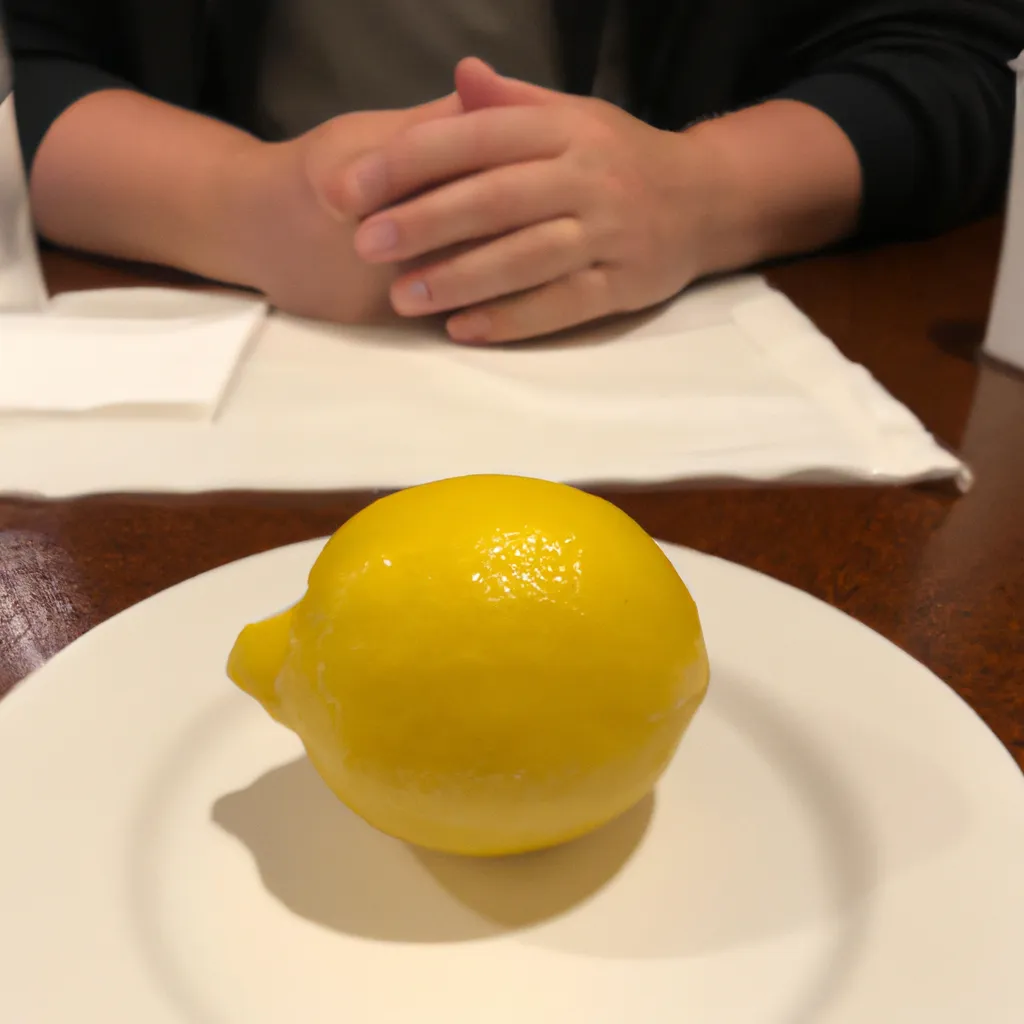 Prompt: This will win Matt’s Lemon Challenge