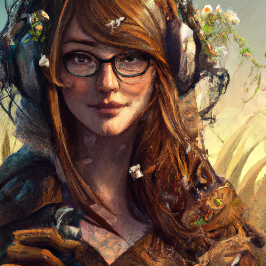 Prompt: highly detailed and clear face, studio lightning, character concept sheet art of a woman with and animal ear fluff wearing steampunk  hoodie posing elegantly looking at viewer by greg rutkowski on artstation, feminine structured face, highly coherent, light skin, flowers in hair, trending on deviantart, strong bright colours, record breaking digital art, hyperrealistic, studio lightning, very coherent, highly detailed, 32k, unreal engine 5, octane render