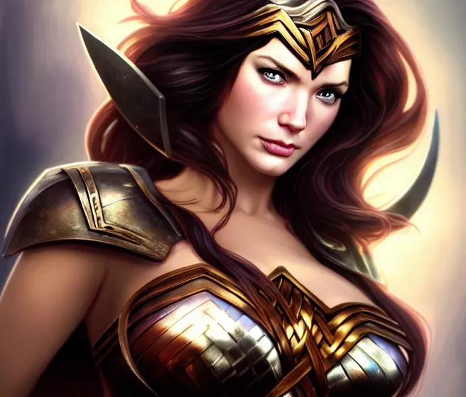 Viking Wonder Woman version of a gorgeous {Christina... | OpenArt