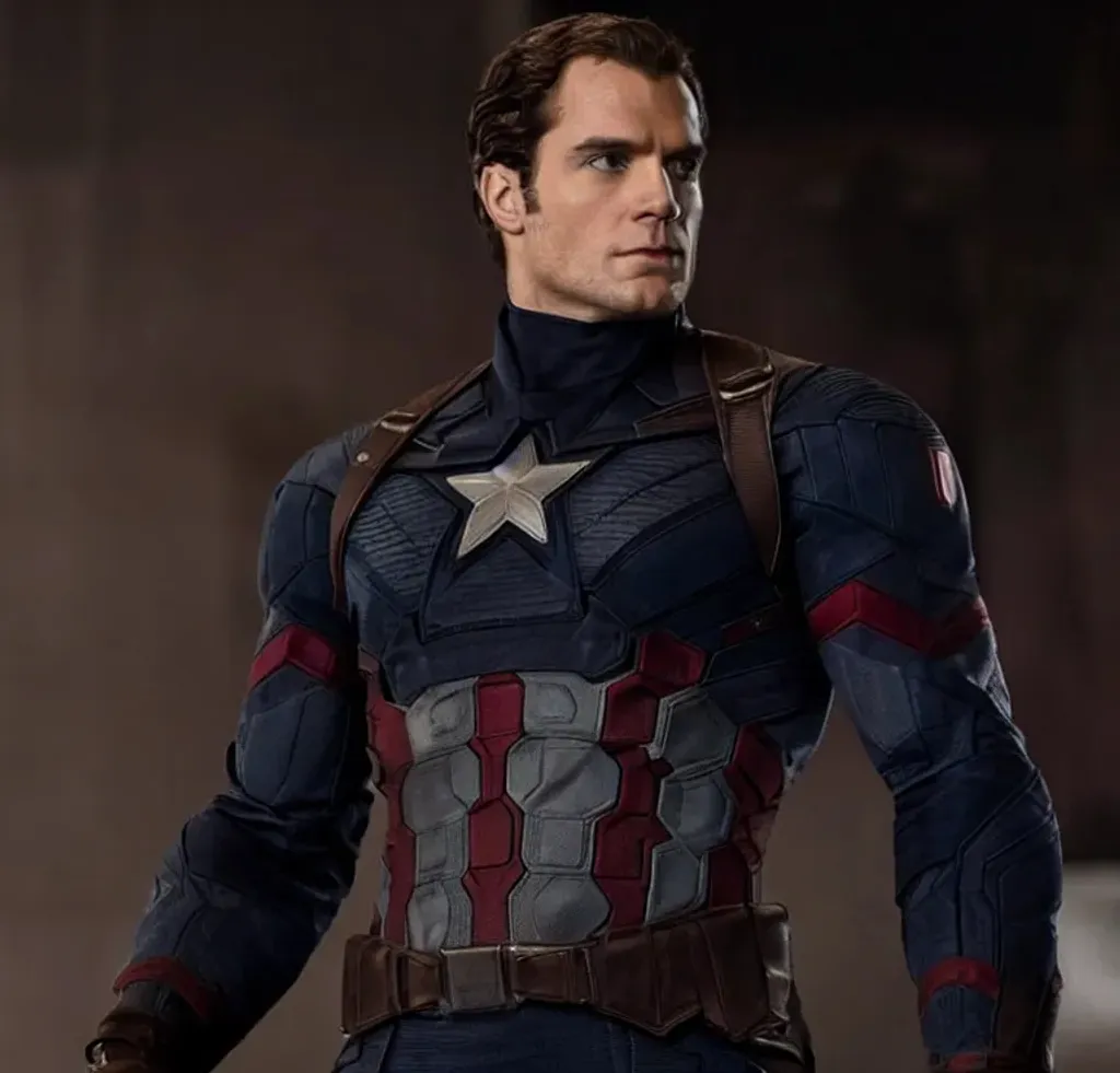 imagine henry Cavill as Captain Britain , realism, M