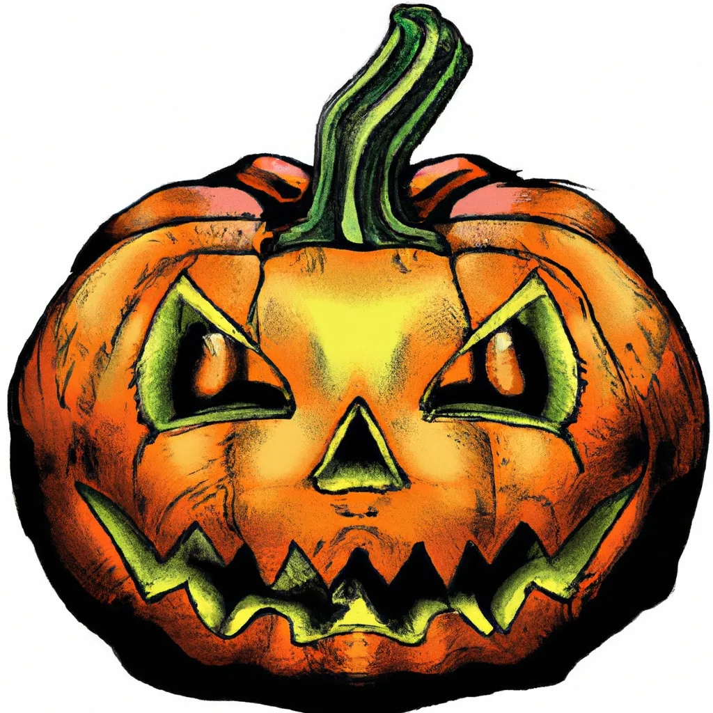 Prompt: scary pumpkin jack,o lantern, popart, realistic, detailed