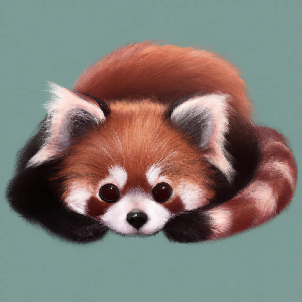 cute drawings of red pandas