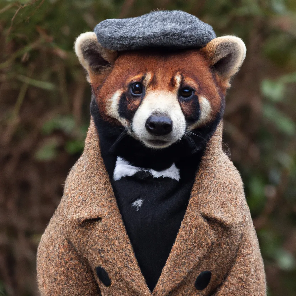 Red panda online jacket