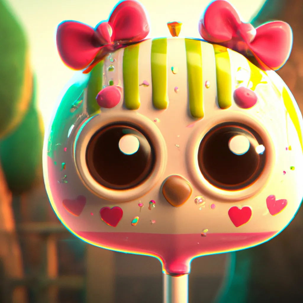 Prompt: cute kawaii, Lollipop digital Art, perfect composition, cinematic lighting, beautiful detailed insanely detailed, 8 k artistic photography, photorealistic concept art, cinematic perfect light, award - winning photograph, masterpiece