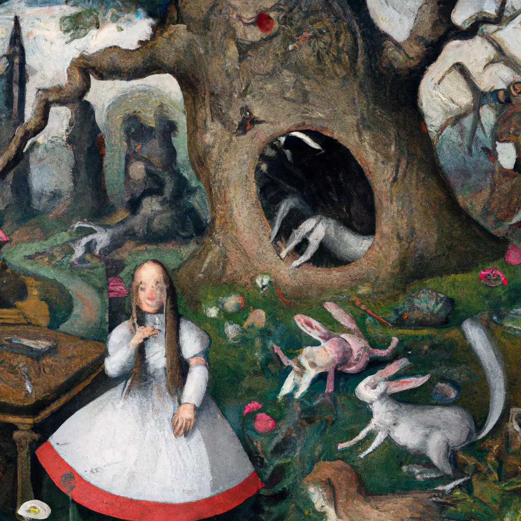 A Hieronymus Bosch painting of a macabre depiction o OpenArt