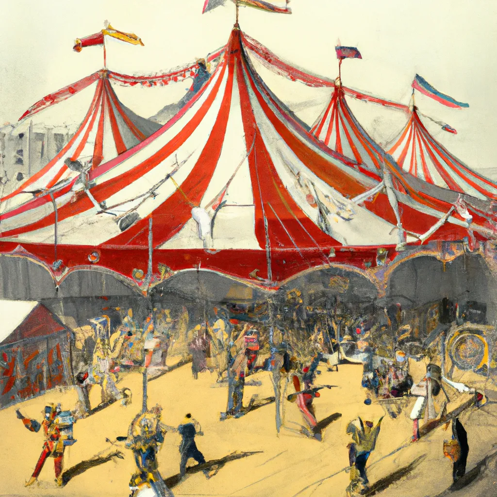 Circus, 1880, London, Enzan-Shijou-style | OpenArt