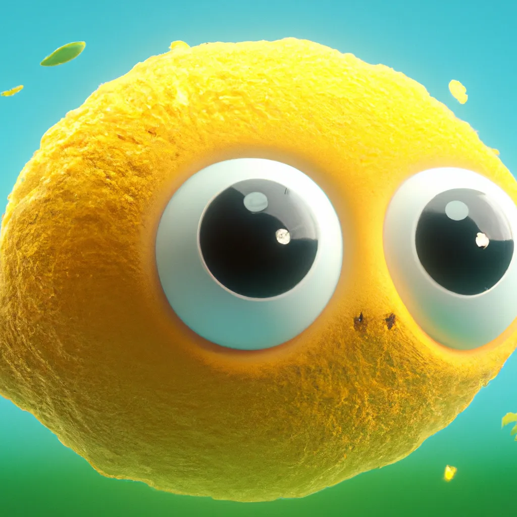 Cutest Extra Fluffy 3d Lemon Creature On Earth With OpenArt