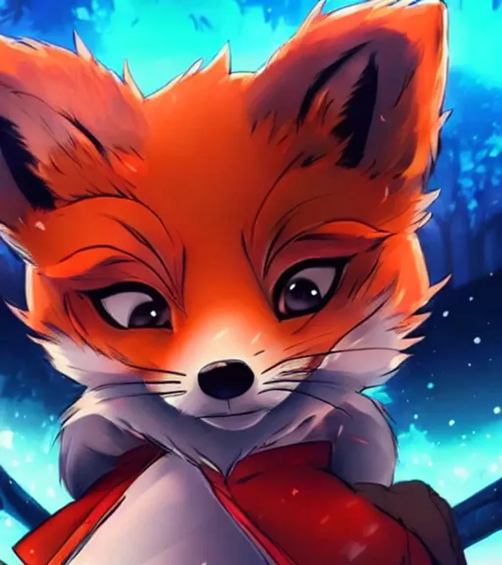 Prompt: Arthro anime Furry fox pfp 