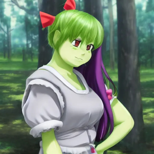 Shrek Dressed Up As A Anime Girl | TikTok