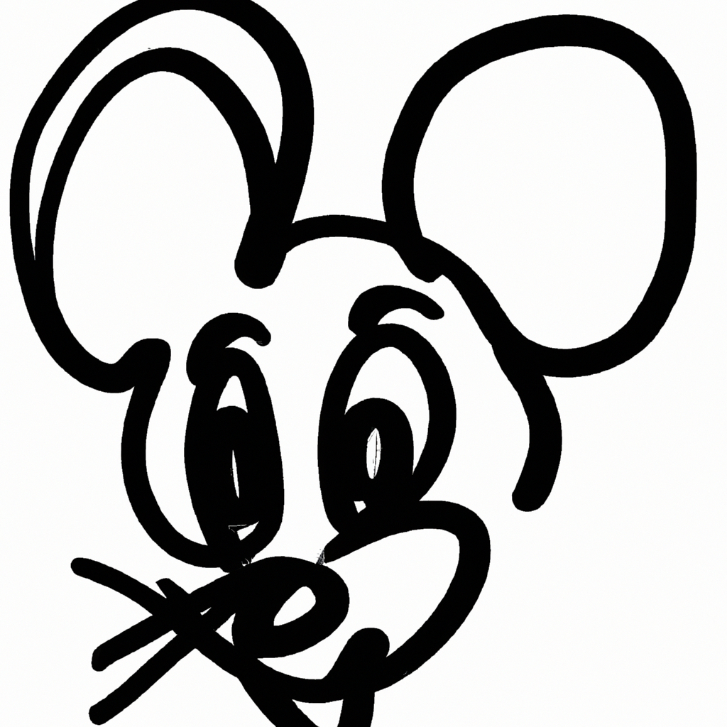 Mickey Mouse Face Shaped Cake - ECakeZone