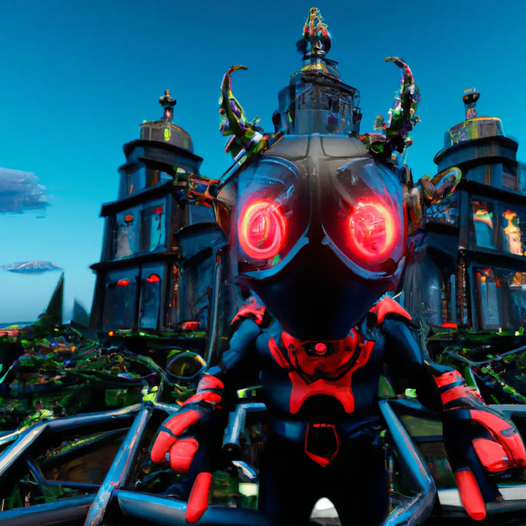 Prompt: Devil Minion wearing cosmic armour, Hell Mansion in the background, hyperrealistic, unreal engine 5, ray tracing x, high quality cqi, extremely detailed, cinematic, trending in artstation, HD, HQ, sharp focus, blender, cinema 4d,