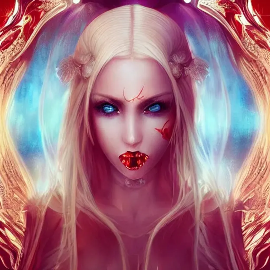 highly detailed beautiful female demon, beautiful bl... | OpenArt