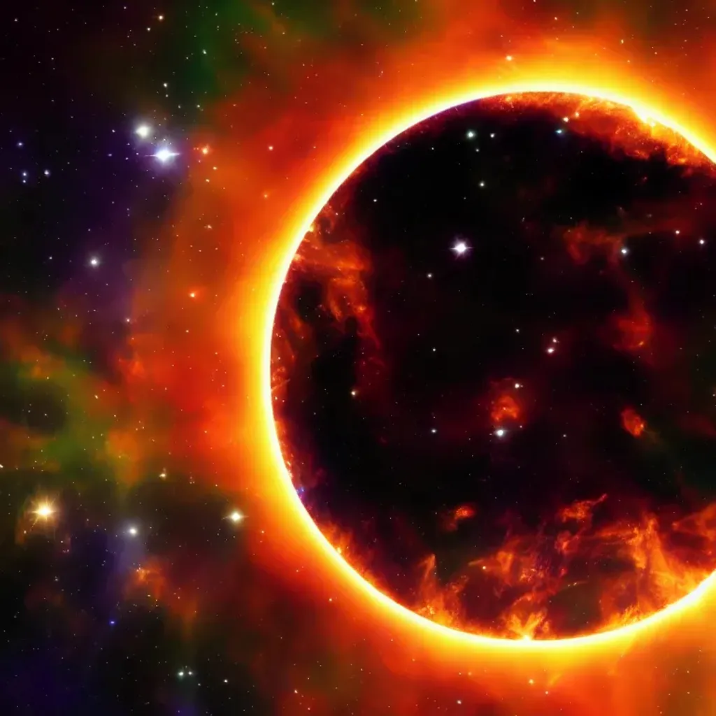 Prompt: Outer space as God sees it; angels; ultra high resolution