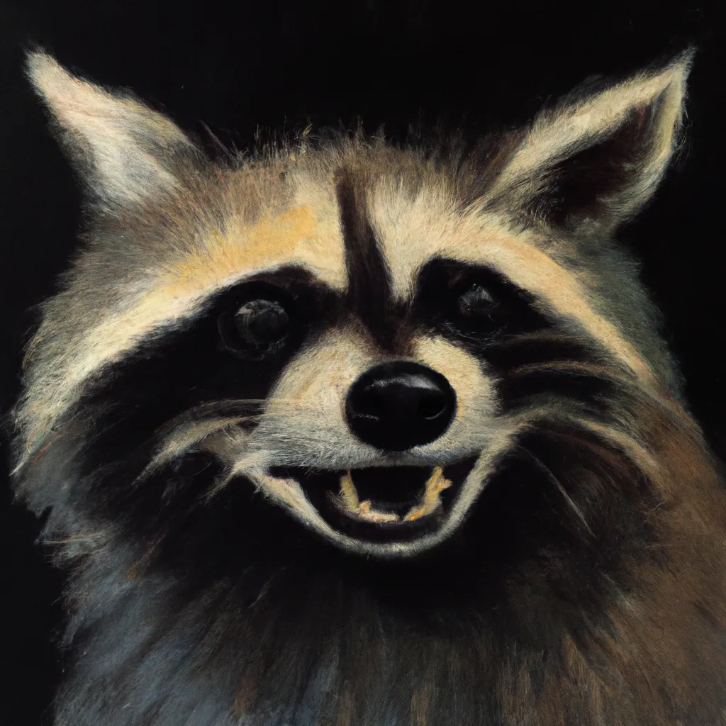 Ultra Realistic Raccoon By Frank Frazetta Openart