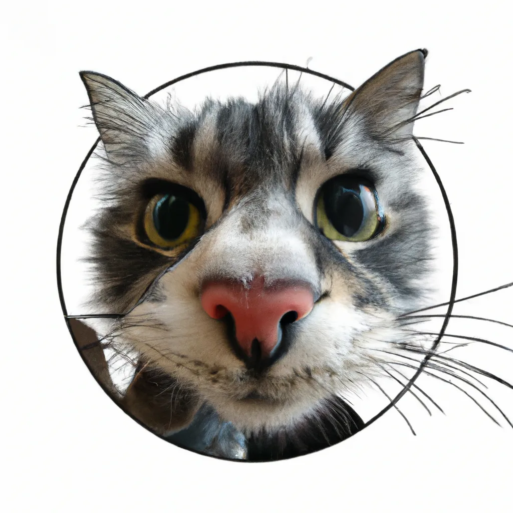 Prompt: Cat sniffing the camera, fisheye lens, realistic