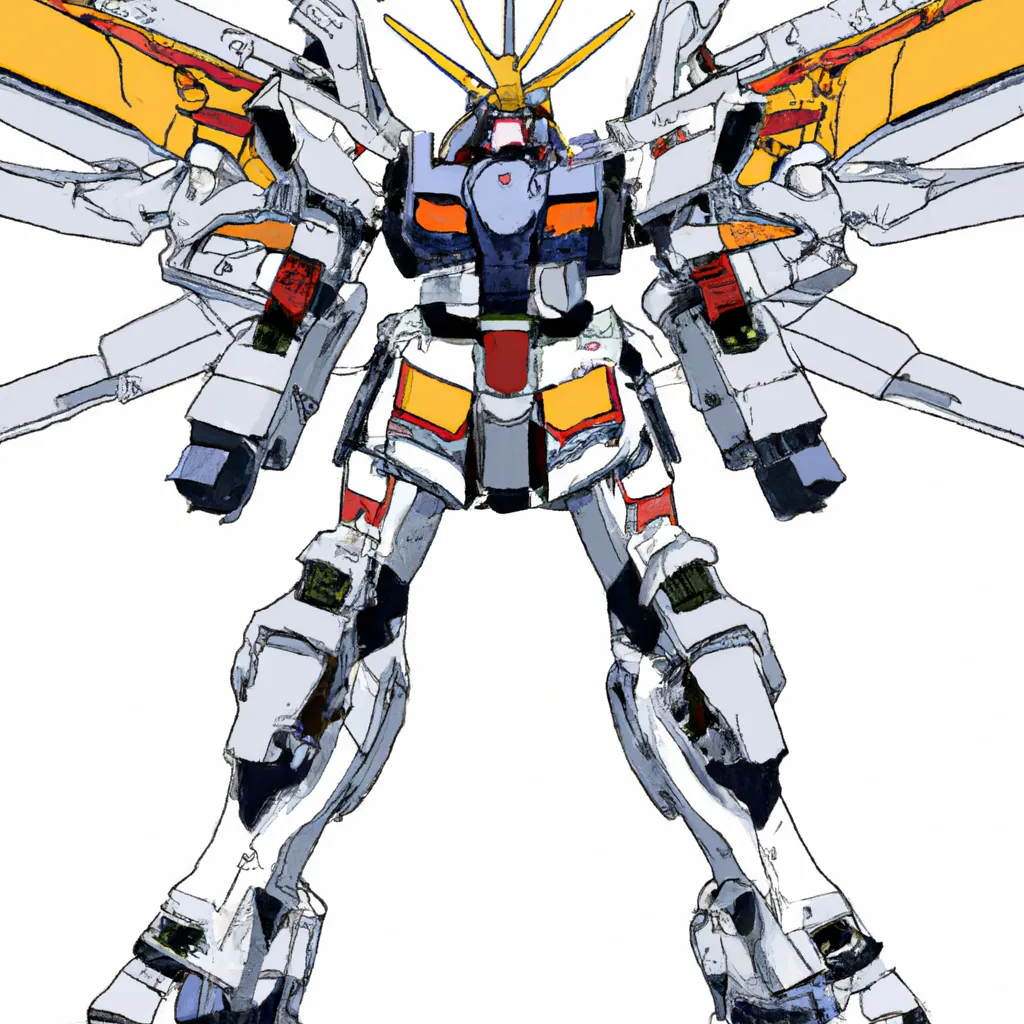 Prompt: Realistic and complex mecha like gundam, anime style, detailled