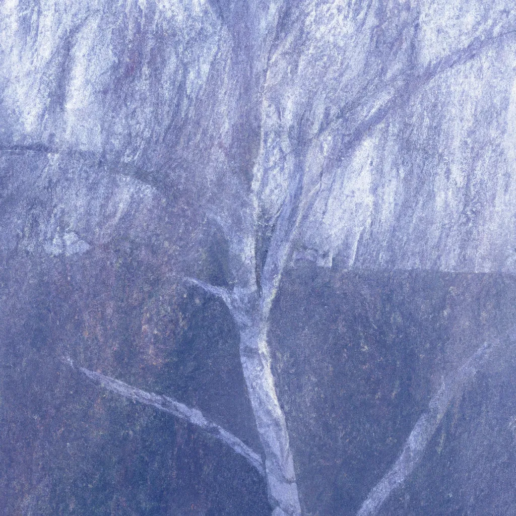 Prompt: a white tree becoming enlightened in the style of monet
