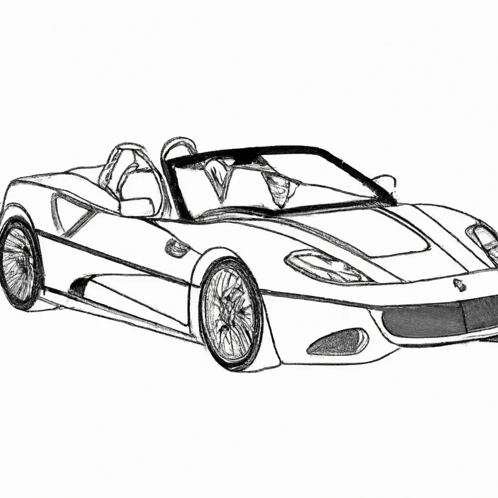 Prompt: Hypercar convertible vintage 