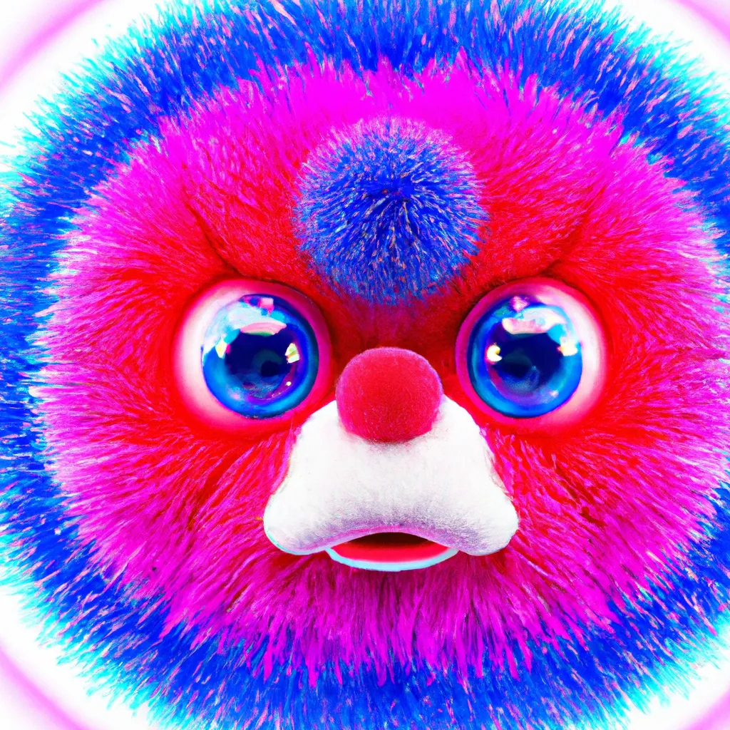 Prompt: kawai 3d furry cyte cuteness creature, character design charadesign, big charming anime manga cute eyes, vorticismcore chronopunk, vivid brilliant red and blue , hyperrealistic fur hyperdetailed