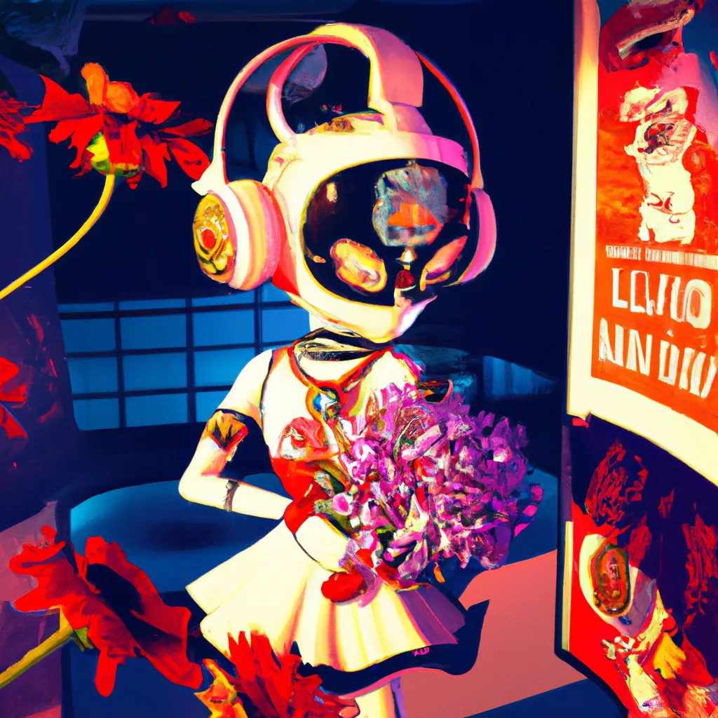 Prompt: a Ukiyo-e comic book styled vintage risograph of a adorable lit Dia de Los muertos Girl wearing a gasmask and hazmat suit,red spider lilies bloomin,bubbles,eclipse,4K,moody,award winning, trending on art station,goofy funny spooky scary mysterious halloween horror vibe, intricate details,digital art,incredible design,emotive,unreal engine 5 render,octane render,dia de Los muertos