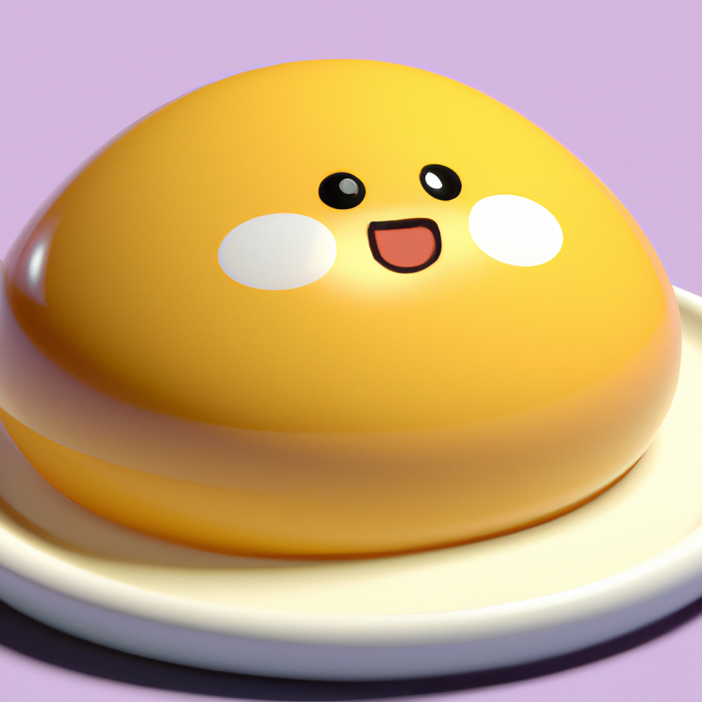 3D Render of Gudetama by sanrio | OpenArt