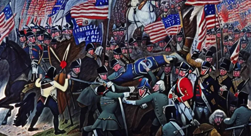Prompt: The Death of General Warren at Bunker’s Hill, 1786: Trumbull