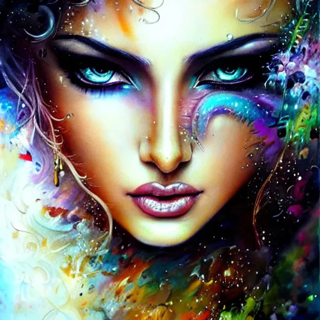 Beauty queen tanned skin heroine mystic silver r openart
