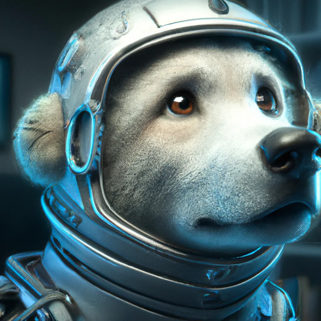 Prompt: A dog wearing a spacesuit closeup by ross tran, 8k ernst haeckel artstation behance contest winner, studio ghibli, j, c, leyendecker 8k, unreal engine